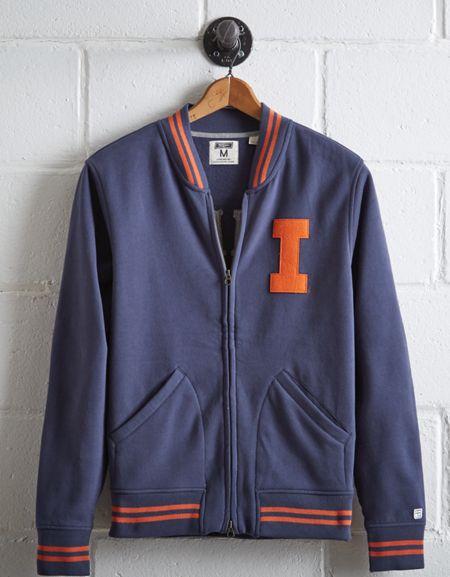Tailgate Men's Illinois Bomber Jacket