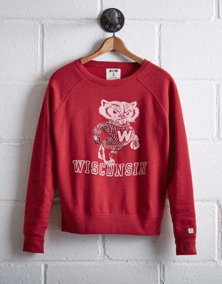 Tailgate Women's Wisconsin Badgers Crew Sweatshirt