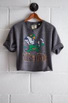 Tailgate Women's Notre Dame Cropped Sweatshirt