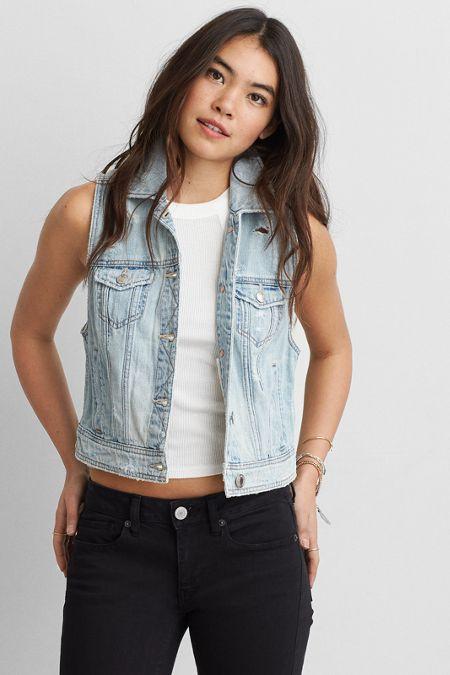 American Eagle Outfitters Ae Denim Vest