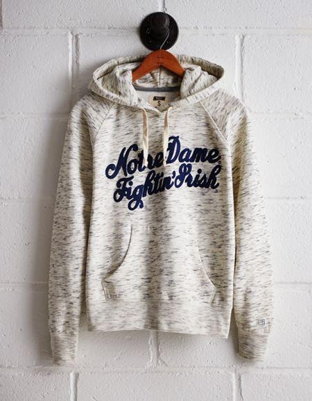 Tailgate Women's Notre Dame Space Dye Hoodie