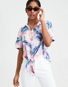 American Eagle Outfitters Ae Button Up Tie Front Shirt