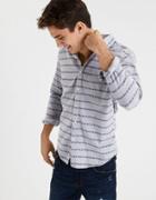 American Eagle Outfitters Ae Classic Striped Button Down Oxford Shirt