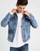 American Eagle Outfitters Ae X Mtv Raps Destroy Denim Jacket