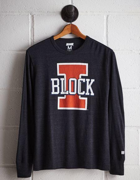 Tailgate Men's Illinois Long Sleeve T-shirt