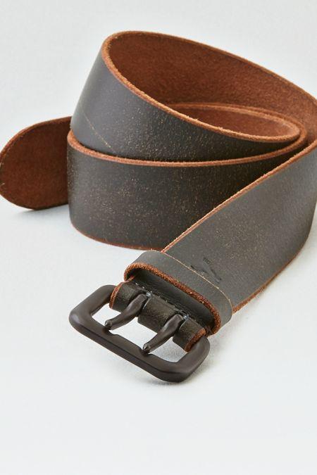 American Eagle Outfitters Ae Black Double Buckle Belt