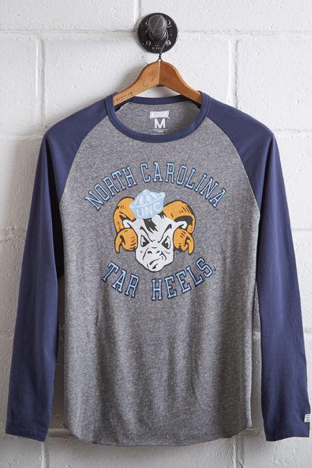 Tailgate Unc Tar Heels Baseball Shirt