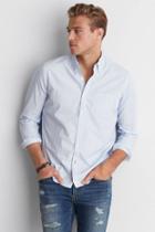 American Eagle Outfitters Ae Microstripe Button Down Shirt