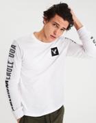 American Eagle Outfitters Ae Long Sleeve Crew Neck Graphic Tee
