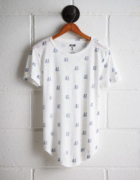 Tailgate Women's Connecticut All-over Graphic Tee