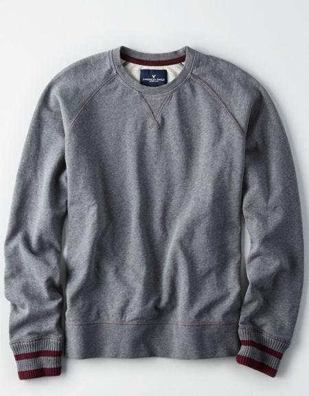 American Eagle Outfitters Ae Raglan Crew Neck Sweatshirt