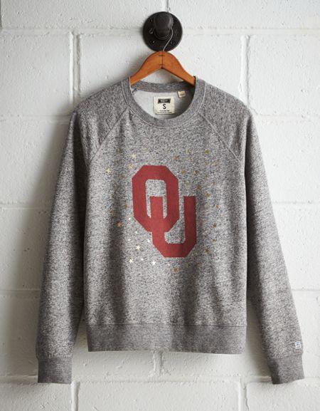 Tailgate Women's Oklahoma Boyfriend Sweatshirt