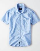 American Eagle Outfitters Ae Surf Short Sleeve Oxford Shirt