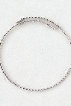 American Eagle Outfitters Ae Silver Loop Collar Necklace