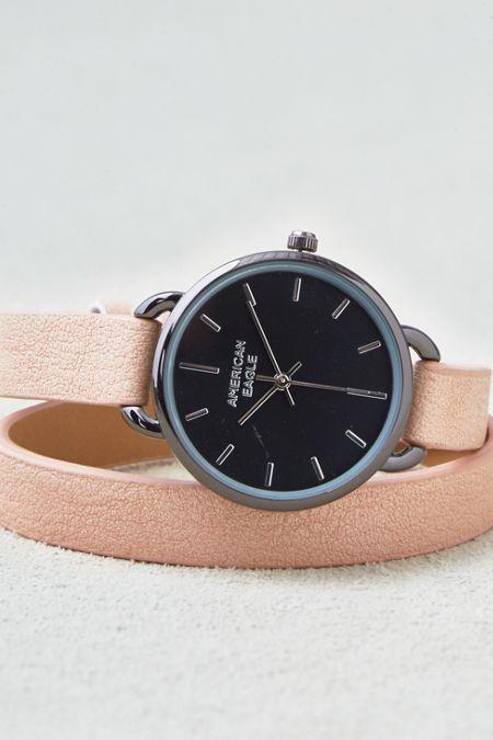 American Eagle Outfitters Ae Blush Wrap Watch