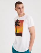 American Eagle Outfitters Ae Palm Tree Graphic Tee