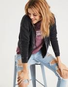 American Eagle Outfitters Ae Boxy Full Zip Hoodie