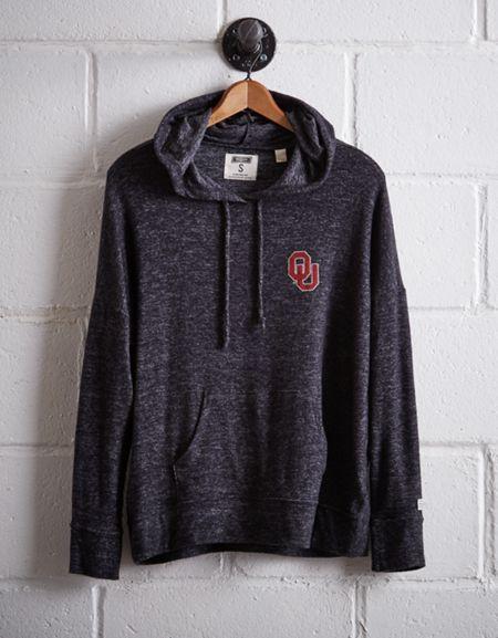 Tailgate Women's Oklahoma Plush Hoodie