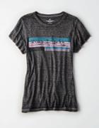 American Eagle Outfitters Ae Burnout Desert Graphic Tee