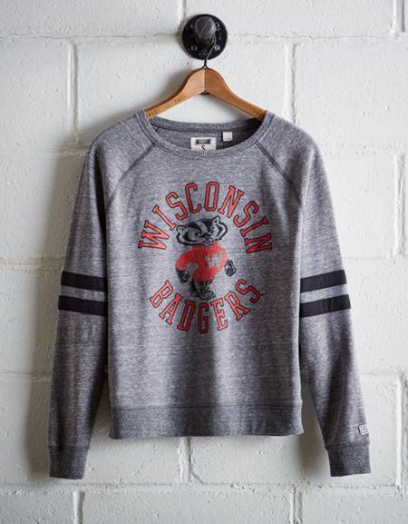 Tailgate Women's Wisconsin Varsity Sweatshirt