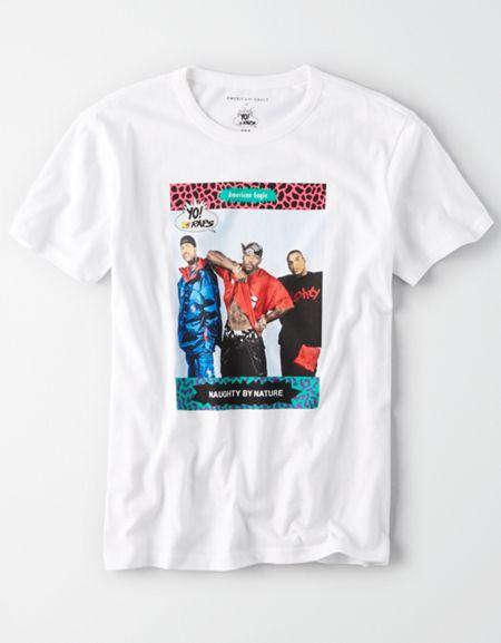 American Eagle Outfitters Ae X Mtv Naughty By Nature Graphic Tee