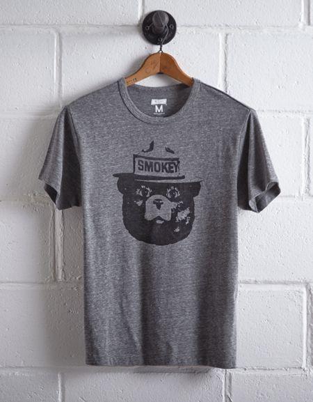 Tailgate Men's Smokey The Bear T-shirt