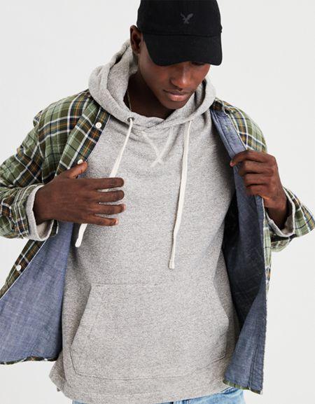 American Eagle Outfitters Ae Plaid Flannel Work Shirt