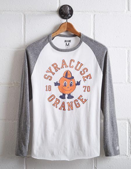 Tailgate Men's Syracuse Orange Baseball Shirt
