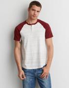 American Eagle Outfitters Ae Raglan Colorblock Henley
