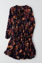 American Eagle Outfitters Ae Floral Fit & Flare Dress