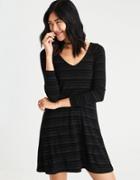American Eagle Outfitters Ae Shimmer Stripe Dress