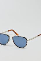 American Eagle Outfitters Ae Blue Top Bar Sunglasses