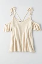 American Eagle Outfitters Ae Strappy Shoulder-tie Tank