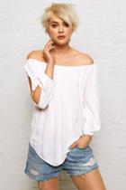 American Eagle Outfitters Don't Ask Why Split Sleeve Top