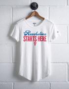 Tailgate Women's Revolution Starts Here T-shirt