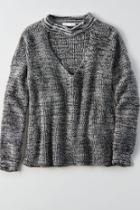 American Eagle Outfitters Don't Ask Why Cropped Choker Sweater