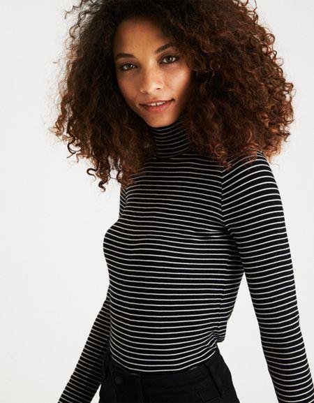 American Eagle Outfitters Ae Soft & Sexy Ribbed Turtleneck