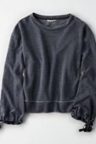 American Eagle Outfitters Ae Boxy Bell Sleeve Sweatshirt