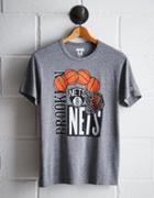 Tailgate Men's Brooklyn Nets Retro T-shirt