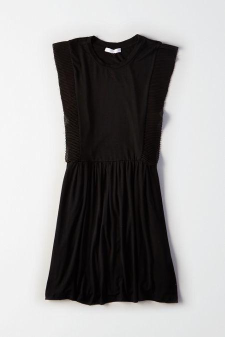 American Eagle Outfitters Don't Ask Why Ruffle T-shirt Dress
