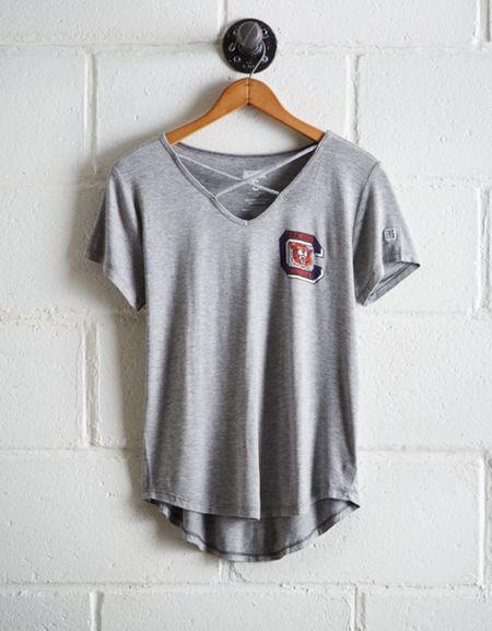 Tailgate Women's Clemson Cage Front Tee
