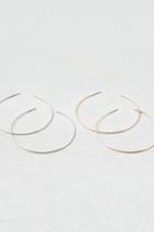 American Eagle Outfitters Ae Mixed Metal Large Hoop Duo