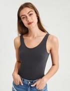 American Eagle Outfitters Ae Basic Scoop Neck Bodysuit