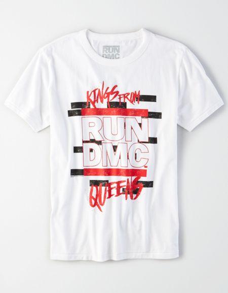 American Eagle Outfitters Ae Run Dmc Graphic Tee