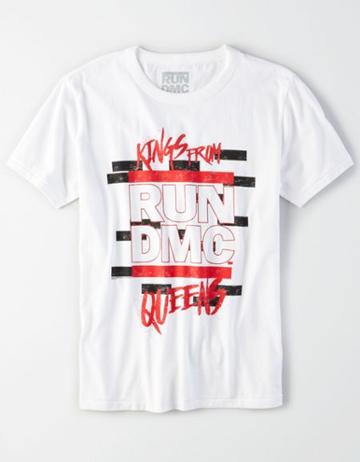 American Eagle Outfitters Ae Run Dmc Graphic Tee