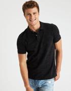 American Eagle Outfitters Ae Stretch Pique Polo