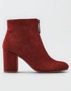 American Eagle Outfitters Ae Center Zip Block Heel Bootie