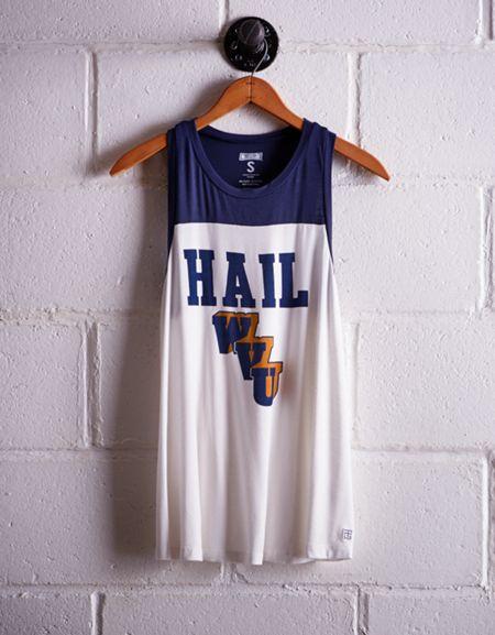 Tailgate Women's West Virginia Colorblock Tank