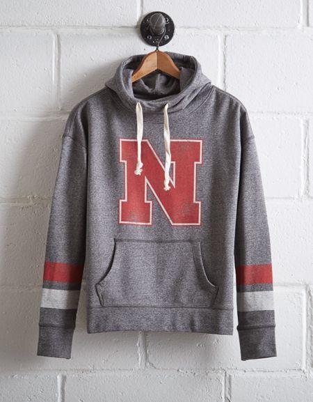 Tailgate Women's Nebraska Cowl Neck Hoodie