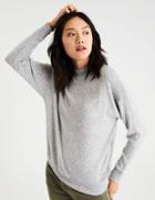 American Eagle Outfitters Ae Soft & Sexy Plush Mock Neck Sweatshirt